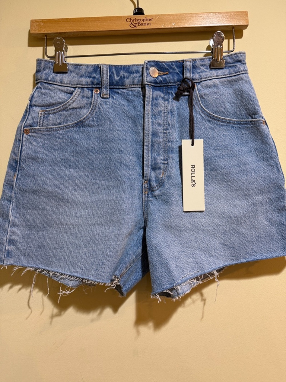 Women’s New ROLLA'S High-Rise Cutoff Jean Shorts Sunshine Blue